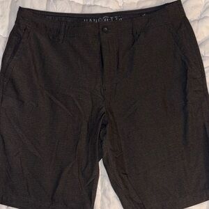 Hang Ten Black Men’s Flat-Front Shorts